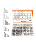 Super Cool TopHomer 300 Pack Compression Springs Made From Solid Stainless Steel With Diverse Hook Configurations Perfect For DIY Repairs And Tough Machine Fixes To Keep Everything Moving Smooth Without Any Hiccups. 304 stainless steel compression spring assortment kit, 300 pcs, 23 sizes in box