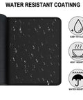 XXL Large Gaming Mouse Pad 31.5 by 15.7 Inch Extended Desk Mat With Micro Weave Cloth Water Resistant Non Slip Base Black