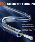 High Grade Spring Steel Fish Tape Wire Puller For Drywall And Concrete Conduit 16 4 Foot Slick Wire Snake with smooth curved design.
