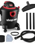 5 Gallon Wet Dry Vacuum With 2.0 Peak HP Power, Portable Shop Vacuum for Home Garage Workshop and Car with accessories
