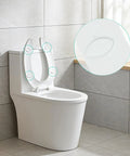 Heavy Duty Commercial Open Front Toilet Seat Built Tough For The Public Restroom Grind Elongated shape on a toilet.