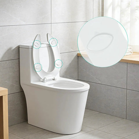 Heavy Duty Commercial Open Front Toilet Seat Built Tough For The Public Restroom Grind Elongated shape on a toilet.