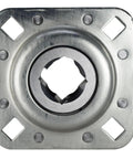 Drivetrain Disc Harrow Flange Bearing Replacement Part, Beefed-Up, Bore One And A Eighth Inch Square, Bolt To Bolt Five Inch