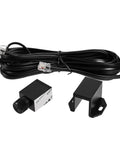 4 Channel Active Line Output Converter with remote level control knob and mounting bracket for car audio installation