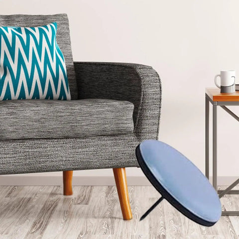 Silent Chair Leg Glides 20 Pack Reusable Floor Protection Pads under chair leg on hardwood floor