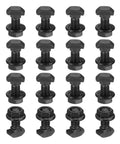 Beefy M5x12mm T Slot Bolts 16 Pack Drop In Hammer Head With Hex Flange Nuts T Bolt Stud Sliding Screws For 20 Series Aluminum Extrusion Profiles