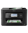 Heavy Duty Wireless Color Inkjet All In One Printer Featuring Precision Core Heat Free Technology And Durabrite Ultra Pigment Ink For Blazing Fast High Volume Home Office Printing That Really Slaps with printed pages.