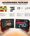 Accessories package for Beefy 40Kg High Torque RC Servo Motor For 1 Tenth Scale Cars Waterproof Brushless Digital Standard Servo 2026 Special Edition With Horse Theme and Serial Number, including case and gears.