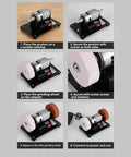 Built Different Mini Bench Grinder With Knockout Torque From A Copper Brushless Motor Shreds Through metal and wood sharpening tasks fast and reliable for real world shop work or chill weekend hobby projects setup guide.