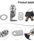 Five Eighth Inch Tubular Cam Lock Keyed Alike Zinc Alloy Lock with keys and components for tool boxes and cabinets