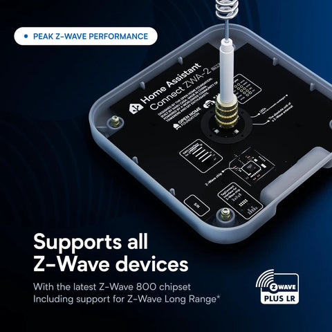 Close-up of Z Wave Hub For Smart Home Systems Easy Setup With Latest Z Wave Chipset Delivers Reliable Range And Smooth Device Control