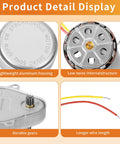 Zone Valve Motor Replacement 802360JA components for Honeywell V8043 V8044, showing aluminum housing and wire length