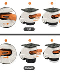 Heavy Duty Leveling Casters Set Of Four 2200 Lb Capacity Industrial Floor Levelers With Ratchet Handle adjustments shown