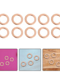 Copper Washer Kit 40 Pcs Set For Oil Drain Plugs And Hydraulic Seals Built To Last displayed on various backgrounds.