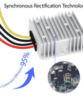 Heavy Duty DC Step Down Converter 48V To 12V And 72V To 12V Delivers Straight Up 10 Amp Power with Synchronous Rectification Technology.