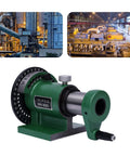 Rock Solid Spin Indexing Jig With Standard 5C Collet And Heavy Duty Cast Steel Body for precise machining and drilling.