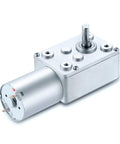 5V Turbo Worm Geared Motor With Beefy Torque And All Metal Gears, Pure Copper Rotor, 6mm Shaft, Slow 0.5 RPM Reduction Gearbox