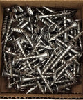 Tough As Nails 316 Stainless Steel Deck Screws With Square Drive And Bugle Heads Type 17 Wood Cutting Points For Composite Or Outdoor Frames built in a box of 100.