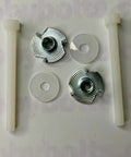 Airplane Wing Bolt Kit For Remote Control Planes With 10-32 By 2 Inch Screws T Nuts And Washers nylon bolts zinc-plated T-nuts