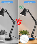 Before and after lighting setup with Three Pack Inline Cord Switches For Lamps And LED Lighting 250V 6A White Inline Lamp Switches