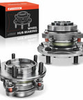Pair Front Wheel Bearing And Hub Assembly For 2008 To 2022 Toyota Sequoia And 2007 To 2021 Tundra next to product box