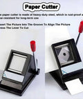 DIY Button Badge Maker Kit 50x50mm Pin Press Machine With Paper Cutter And 100pcs Components For Creating Custom Photo Magnets, Fridge Decor, Gifts, And Personalized Badges paper cutter with red handle
