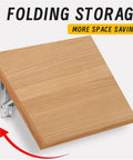 Heavy Duty Folding Shelf Brackets 8 Inch Two Pack Triangle Wall Mounted Shelf Bracket Set With Screws Space Saving