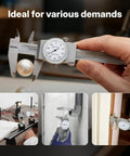 Using 6 Inch Dial Caliper With 0.001 Inch Graduation Precise Inside And Outside Measurement Tool 4 Way Measurement Capabilities Hardened Stainless Steel Caliper for sizing