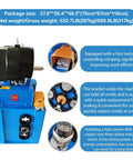 Heavy Duty Vertical Electric Hydraulic Hose Crimping Machine With Rock Solid Alloy Steel Dies And Pro Grade Three Phase Motor for efficient crimping.