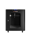 Heavy Duty 12U Soundproof Server Rack Cabinet With 35 Inch Depth And Beast Mode Cooling Fans, front view with LCD display.
