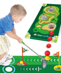 Toddler using Toddler Golf Club Set With Retractable Metal Shaft And Upgraded Grooved Design, Backyard Park Game Playset in Grey Size M