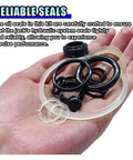 Hand holding 15 Piece 3 Ton Floor Jack Seal Repair Kit DIY Friendly For Horizontal Jacks Complete Hydraulic Oil Seal And O Ring Set