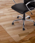Clear Chair Mat For Hard Floors 30x48 Inch, Transparent Office Floor Protector With Anti Slip Underside under office chair