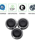 Toyota Tacoma AC Knob Set Of 3 Replacement Buttons For Temperature And Fan Control Fits 2005 2015 Models SR SR5 TRD Pro