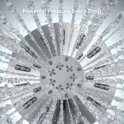 Silver High Pressure Rain Shower Head Combo With Magnetic Handheld And Smooth Quick Snap Mount For Modern Bathrooms Dropping Zero Fuss Setup And Tough Magnetic Lock For Serious Wash Time Comfort