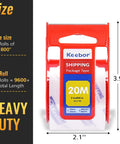 12 Rolls Heavy Duty Packaging Tape With Dispenser Clear Packing Tape For Shipping And Mailing Wrapping One Point Five Inch Core