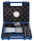 Digital Vibration Meter Vibrometer for Moving Machinery, Velocity Range 0.01 to 199.9 Millimeters Per Second, On Site Vibration Measurements, ISO 2954 Compliant, Detects Out of Balance and Misalignment, for Quality Control and Predictive Maintenance. case with probes