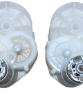 12 Volt Tractor Motor And Gearbox Replacement Kit Plug And Play For Peg Perego Ride On Tractors shown in white housing