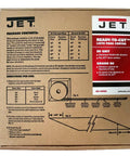 Packaging of 80 Grit Ready To Cut Drum Sandpaper 3 Inch Wide Aluminum Oxide Cloth Backed for Drum Sanders, instructions visible