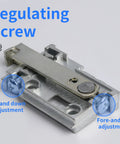 Kitchen Cabinet Metal Hanger Suspension Bracket For Surface Mounted Wall Cabinets Rustproof Zinc Alloy Hardware with screws visible