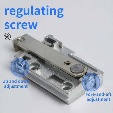 Kitchen Cabinet Metal Hanger Suspension Bracket For Surface Mounted Wall Cabinets Rustproof Zinc Alloy Hardware with screws visible