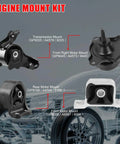 Heavy Duty Engine And Transmission Mount Set Fits Honda Element 2 Point 4 Liter Models, includes front and rear mounts.