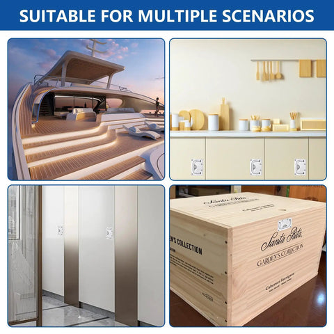 Boat deck, kitchen cabinet, elevator panel, and wooden box using 316 Stainless Steel Flush Lifting Handle And Recessed Door Pull