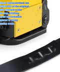 Heavy Duty Manual Steel Strapping Tool Adjustable Hand Tensioner Crimper And Cutter For 3/4 Inch Steel Banding Machine showing yellow body and black strap.
