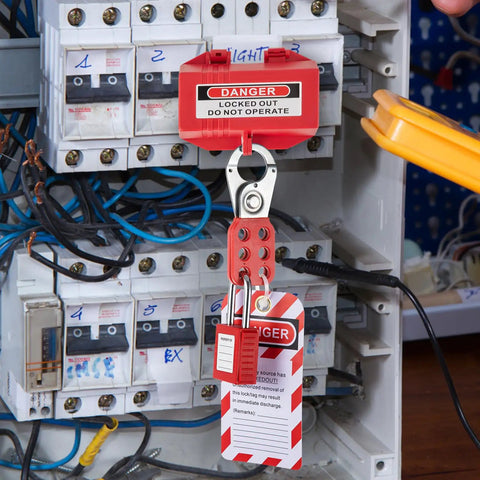 43 Piece Industrial Lockout Tagout Safety Kit Featuring Key Padlocks And Assorted Colored Tags For Electrical Mechanical Jobsite Protection Tough As Nails Hard Hat Crew Essential