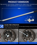 Heavy Duty Hub Oil Seal Remover Tool for Trailers and Trucks with dimensions, easy hub seal puller for steering axles demonstration