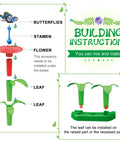Building instructions for Flower Garden Building Kit For Kids 3 To 7 Years Old With 148 Piece Set And Storage Case Educational STEM Toy
