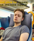 Go To Travel Pillow For Sleeping On The Go Memory Foam Small Pillow With Breathable Cover for neck support on a plane