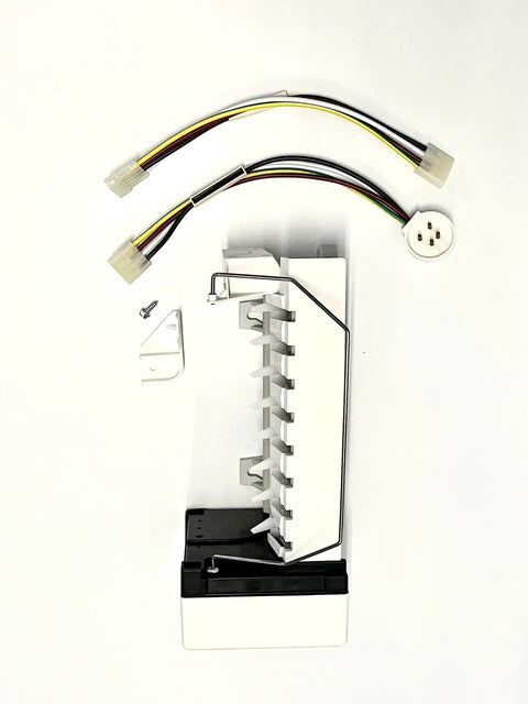 Ice Maker Replacement Kit For Whirlpool And Kenmore Refrigerators With 2 Harnesses W10122507 WPW10122507 Compatible Easy DIY Install