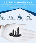 Badass 1000 Piece Wood Screw Assortment Kit With Phillips Flat Head Self Tapping Screws M2 M3 M4 displayed in a hand.